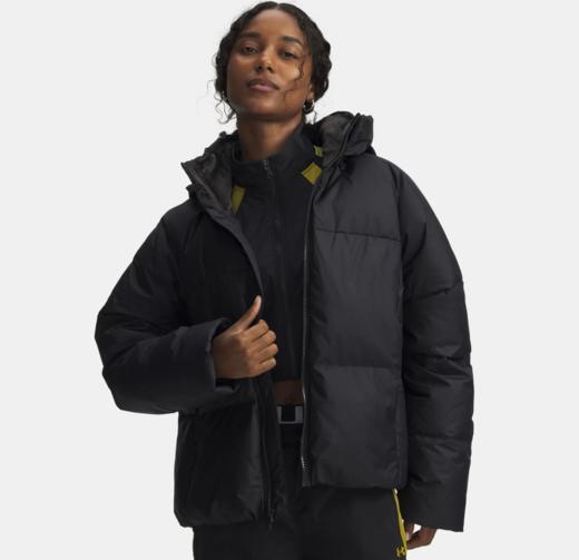 安德玛女子UA Limitless热冬系列700蓬短款鸭绒羽绒服6001001-001 商品图0