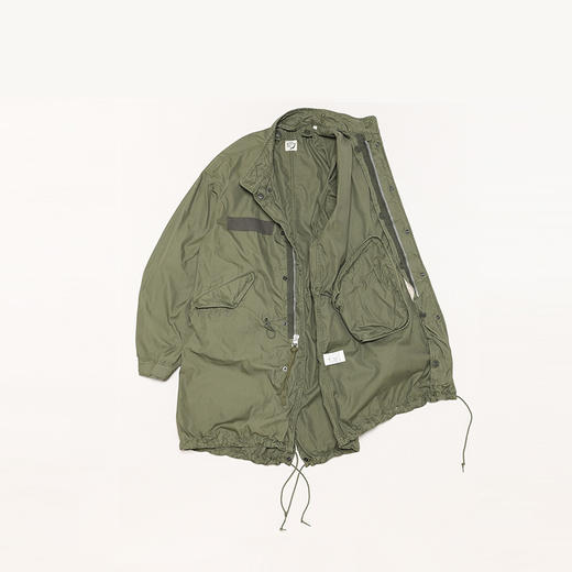 orslow M-65 FISH TAIL COAT 男女中性款军事复古鱼尾大衣 风衣 商品图3