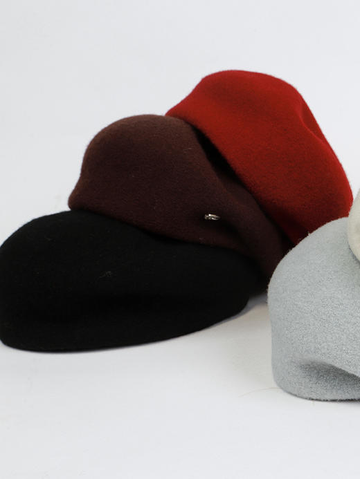 【礼物季】经典羊毛定型贝雷帽-纪念日百货门店同款166445827 商品图4
