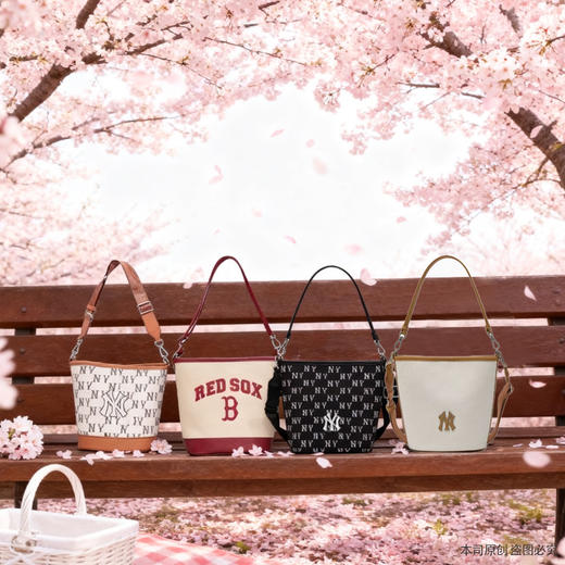 【399限时3天】MLB 水桶包经典斜挎包明星同款休闲百搭 商品图7