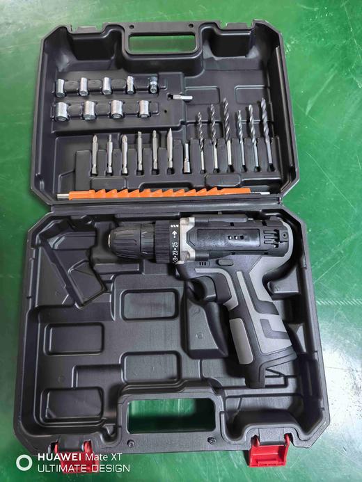 【货号02308】有刷16.8V锂电钻机头【不含电池充电器】套盒包装袋钻头批头套筒软轴 商品图0