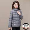 QYM 1215CX58国风刺绣羽绒服妈妈轻薄新中式保暖外套 商品缩略图2