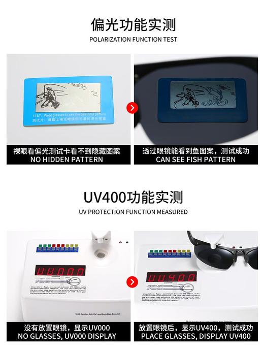 跑能新款偏光太阳镜/时尚运动眼镜/金属复古半框 商品图10