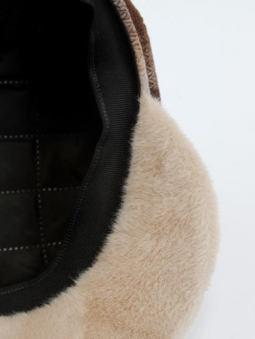 毛边帽檐格纹八角帽鸭舌帽-纪念日百货门店同款166443320 商品图4