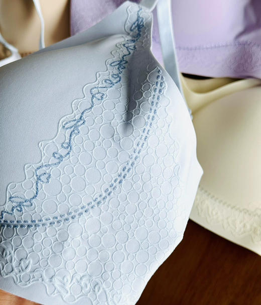 梅因斯3⃣️D刷花蚕丝文胸内衣 商品图12