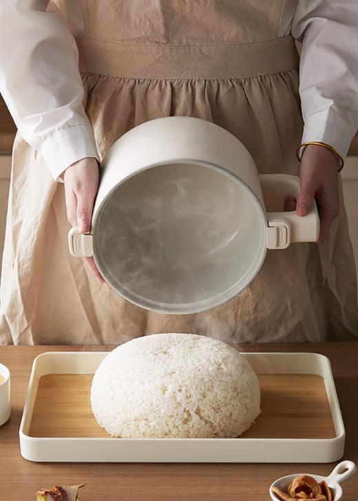 预售小量到货【可煮低糖饭】喜叮当分体多功能电饭煲MZ-WYG3 可煮低糖饭 含钛内胆 8大功能 蒸炖涮煮样样都行 3L大容量 商品图7