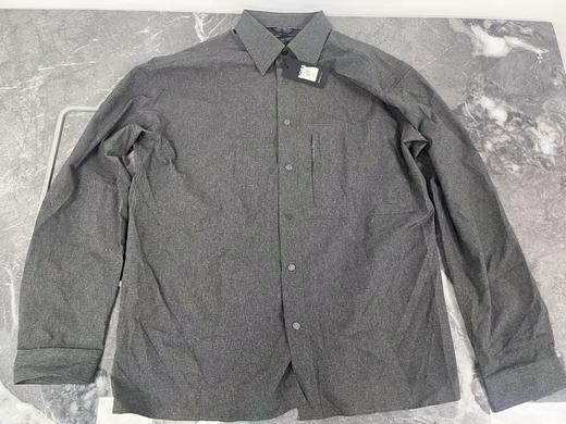 瑕疵HUGO BOSS Performance 男士宽松版按扣拉链口袋商务休闲长袖衬衫 商品图0