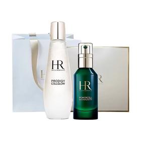 送礼盒礼袋 HR赫莲娜精华两件套组 小露珠200ml+绿宝瓶精华露75ml