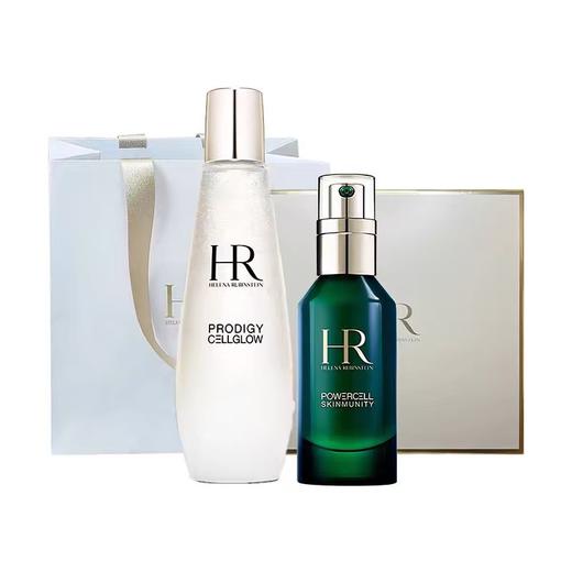 送礼盒礼袋 HR赫莲娜精华两件套组 小露珠200ml+绿宝瓶精华露75ml 商品图0