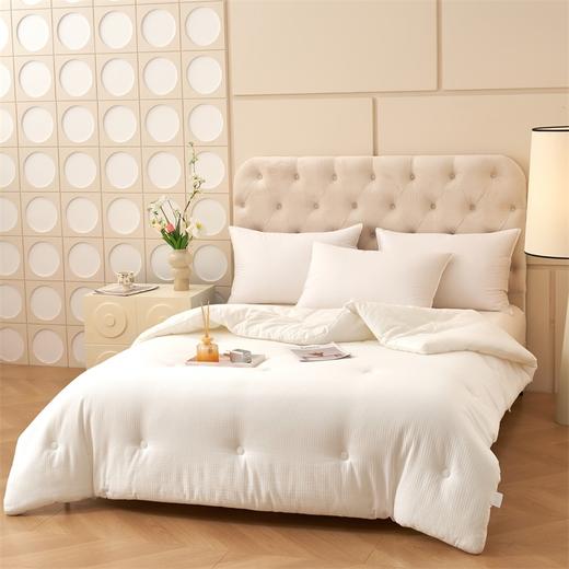 【维科家纺】  全棉水洗提花抑菌纤维冬被 商品图1