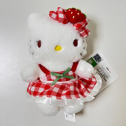 草莓波波KT挂件正版官方授权毛绒匙扣-纪念日百货门店同款167794041 商品图3