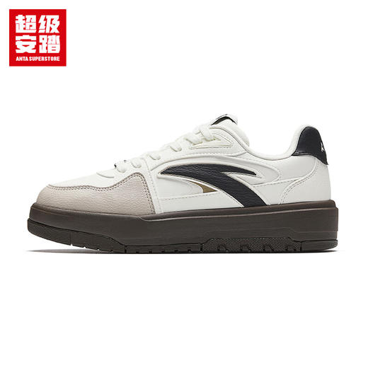 超级安踏月牙丨运动板鞋女鞋秋冬轻质舒弹科技减震休闲鞋子女122548007U 商品图0