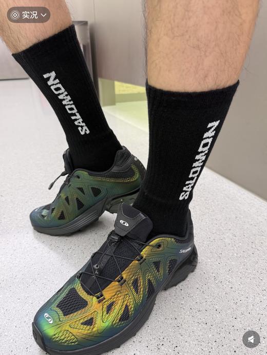 毒家！ 纯原！ 萨l蒙男女同款 运动休闲中性中筒袜  sa中筒袜黑白灰 商品图2