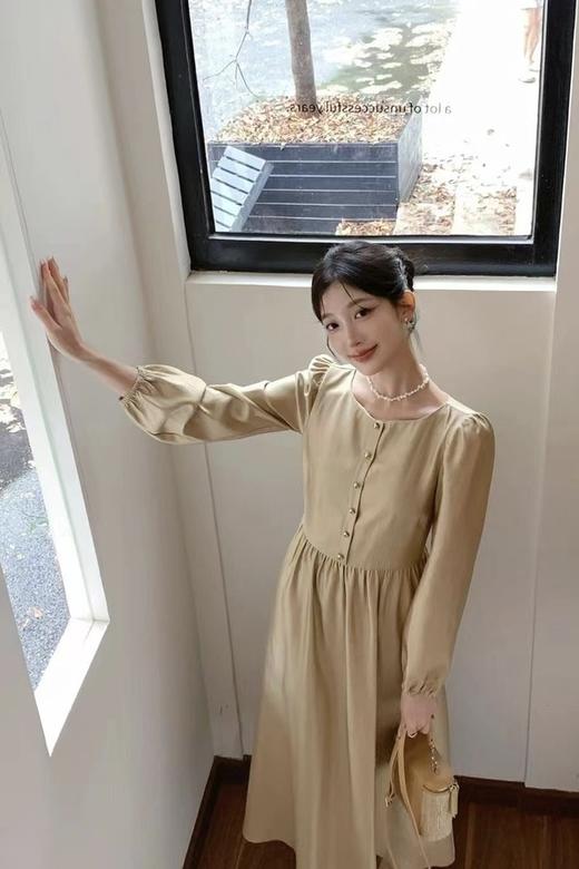 ELLA JADE 法式宫廷风高级质感长袖连衣裙 21499 商品图2