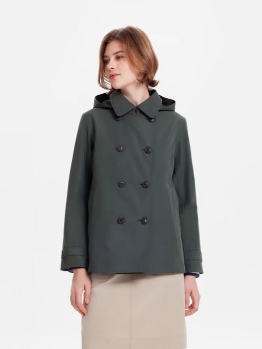 【春上新】【9.5折】2楼AIGLE艾高2024早秋新品GORE-TEX防风防雨透汽女士经典风衣外套吊牌价3600现价3420 商品图0