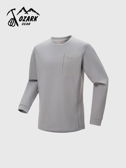 OZARK奥索卡男款圆领长袖T25年秋冬款百搭保暖OAGMT532111 商品图2