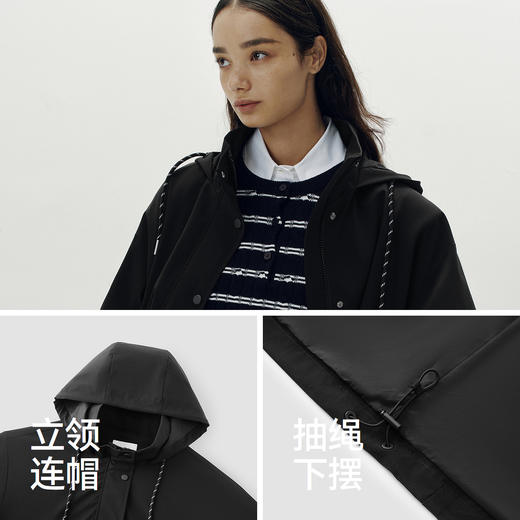 [商场同款]森马 x Marcus联名款外套女三防2025秋季新款防风夹克 商品图3