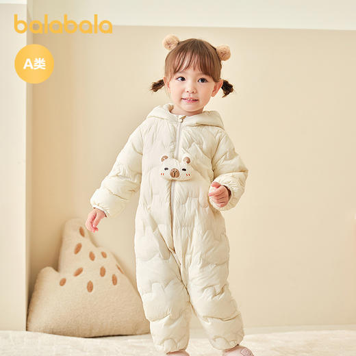 巴拉巴拉儿童轻薄羽绒服男女童冬季连体衣2025新款造型可爱趣味萌 商品图2