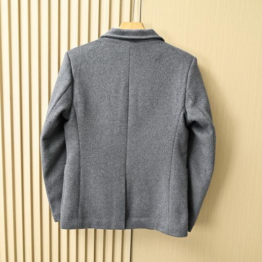 谱拉达PRADA2025秋冬季三角标商务休闲羊毛呢西服外套 商品图3