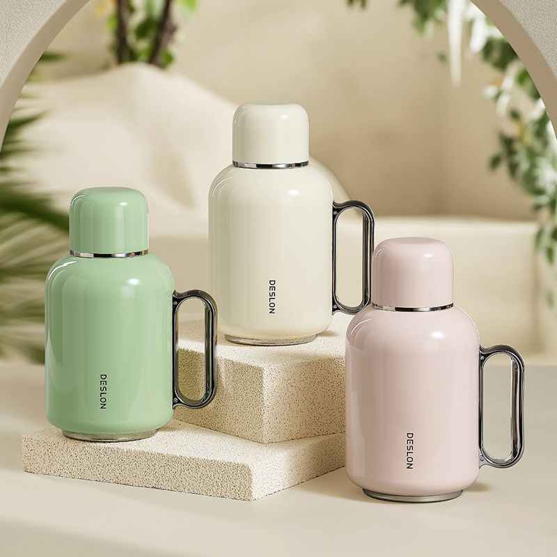 高颜值焖泡壶【DESLON德世朗-机械温显焖茶壶900ml】线上同款在售💰500+✅316不锈钢内胆，手感细腻光滑质感在线！