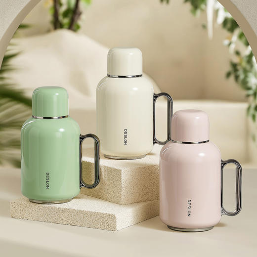 高颜值焖泡壶【DESLON德世朗-机械温显焖茶壶900ml】线上同款在售💰500+✅316不锈钢内胆，手感细腻光滑质感在线！ 商品图0