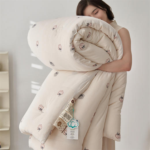 【A类新疆棉花被】全棉棉花被芯里外全棉被子新疆棉花被冬被四季被A类 商品图5