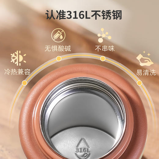 【波乐派】可可熊保温杯550mL 商品图4