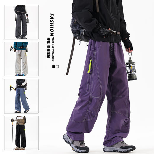 LUCKY DEER/幸运鹿春秋情侣款防水登山运动裤 商品图0