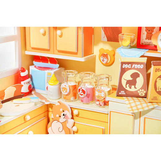 DIY手作毛绒小屋狗狗烘焙屋玩具-纪念日百货门店同款167193676 商品图2