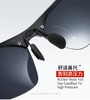 跑能新款偏光太阳镜/时尚运动眼镜/金属复古半框 商品缩略图6