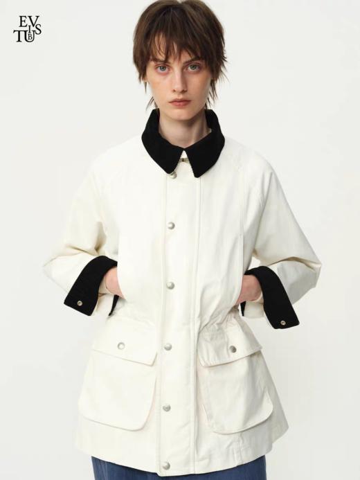 Evistub girls/E-5DWT1411/重水洗全棉复古谷仓夹克 商品图0