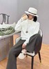 H5MZ31226#可拆围脖款慵懶感针织衫 商品缩略图0