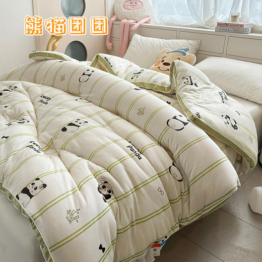 西域楼兰秋冬爆款牛奶系被子  母婴面料舒适亲肤 商品图1