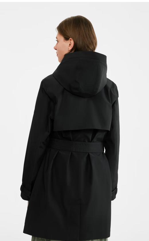 【春上新】【9.5折】2楼AIGLE艾高风衣冲锋衣2024年春夏新款GORE-TEX防风防雨透汽外套女吊牌价4200现价3990 商品图3