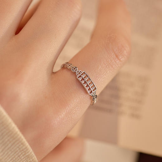 【如意算盘】925纯银国风钱币戒指【BF-RS3228】 商品图1