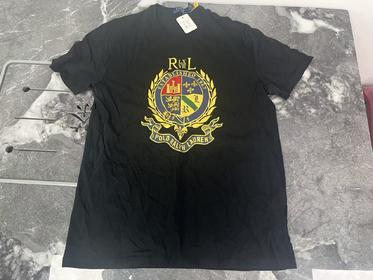 瑕疵Polo Ralph Lauren 男士夏季纯棉透气印花经典金标圆领短袖T恤