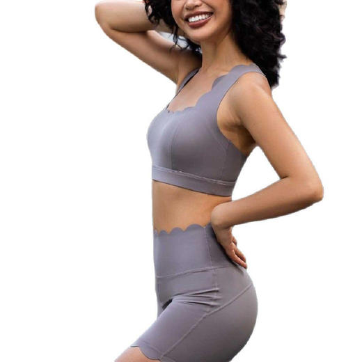 跃牌【菲芬之想】系列夏季运动上衣跑步健身训练瑜伽文胸舒适透气带胸垫背心 商品图4