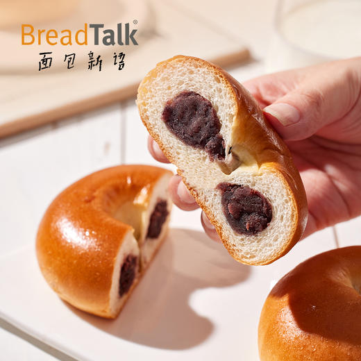 牛乳红豆餐包 红豆馅添加量31% 0添加色素香精 严选进口黄油、乳粉、红小豆制作 商品图4