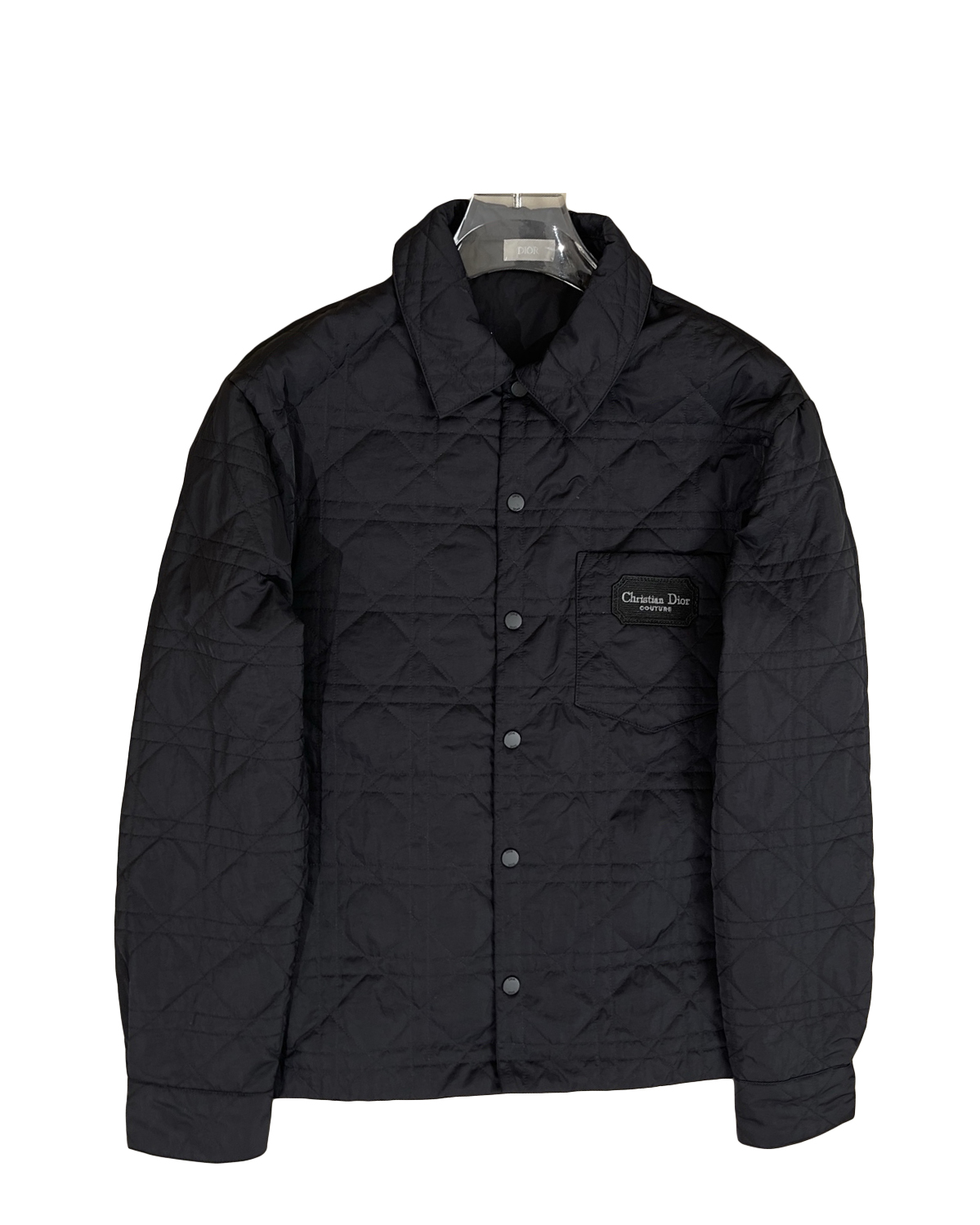 中性款绗缝格薄夹棉夹克外套he010