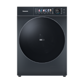 松下 洗衣机 XQG100-S26J 10KG 滚筒 变频 一级能效 嵌入式 545MM大筒径 钛晶灰