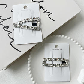 韩系超闪重工方钻BB夹精致碎发侧边夹-纪念日百货门店同款165543450