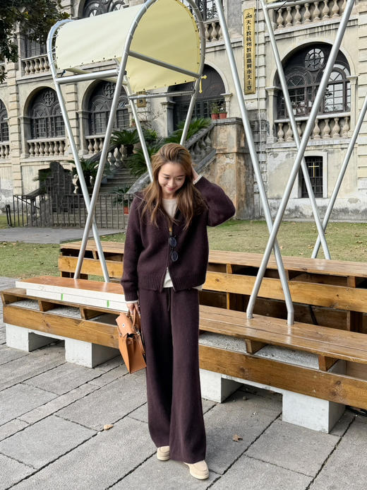 2511215   羊绒 针织裤子 气质休闲裤 商品图12