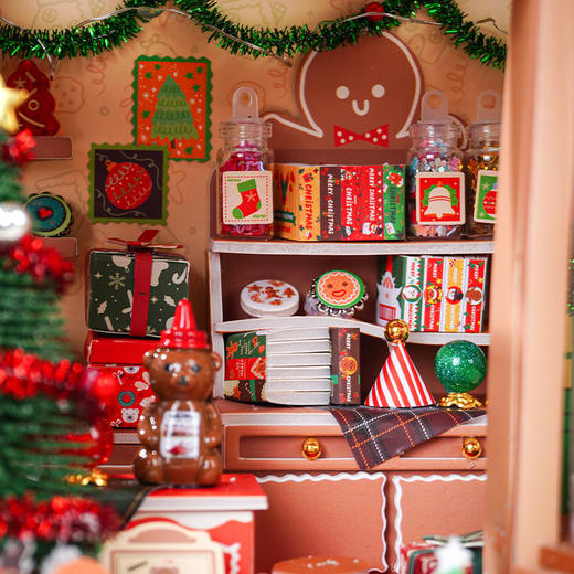 DIY手作圣诞小屋姜饼商店玩具-纪念日百货门店同款167193633 商品图0