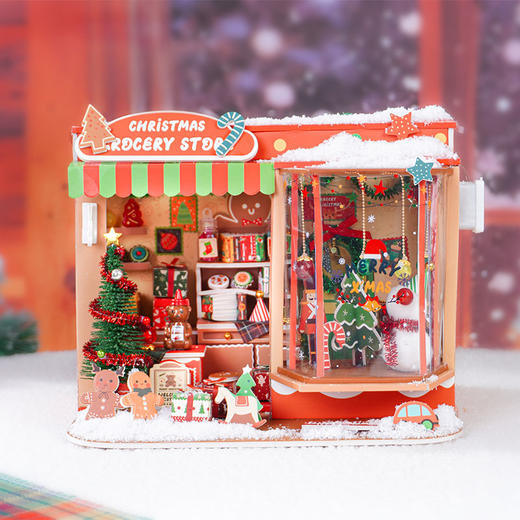 DIY手作圣诞小屋姜饼商店玩具-纪念日百货门店同款167193633 商品图1