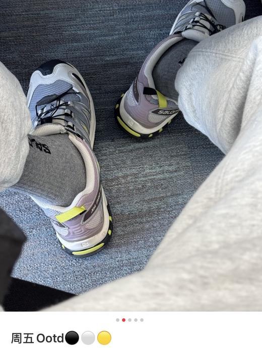 毒家！ 纯原！ 萨l蒙男女同款 运动休闲中性中筒袜  sa中筒袜黑白灰 商品图3