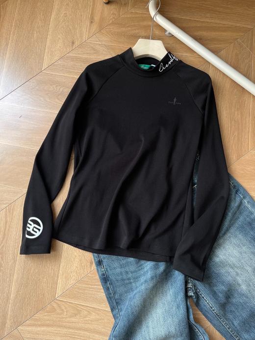 点此购买 比音勒芬秋冬季女士高尔夫弹力立领长袖T恤 ss 335313 商品图2