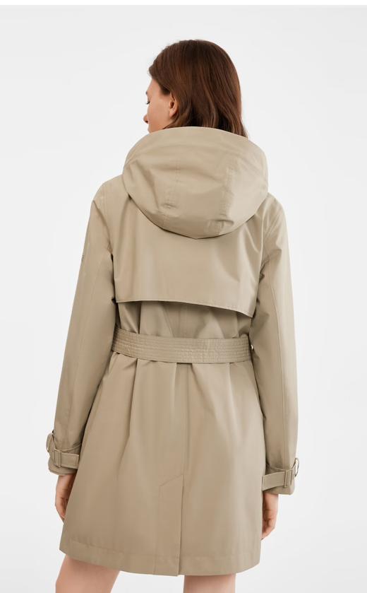 【春上新】【9.5折】2楼AIGLE艾高风衣冲锋衣2024年春夏新款GORE-TEX防风防雨透汽外套女吊牌价4200现价3990 商品图1