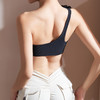跃牌【菲芬之想】系列新款时尚欧美纯色性感单肩分体女士立体花瑜伽服文胸健身衣7703 商品缩略图4