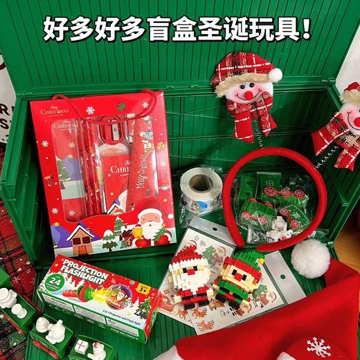 圣诞早班车🎅🏻【圣诞盲盒大货柜】圣诞氛围小礼物🎁偷偷给娃拉了整条柜！满当当一整柜孩子喜欢的玩具！豪华圣诞老人货柜箱！多种圣诞玩具随机搭配！手提礼盒自行准备 商品图0