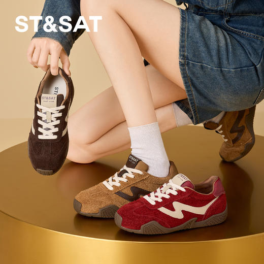 【绒里可选】星期六复古内增高百搭德训鞋SSD3112CTP/SSD411DCX3 商品图2
